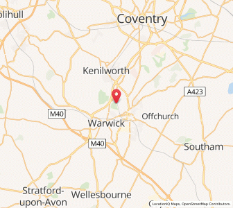 Map of Old Milverton, EnglandEngland