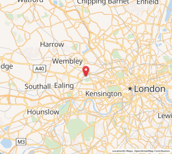 Map of Old Oak Common, EnglandEngland