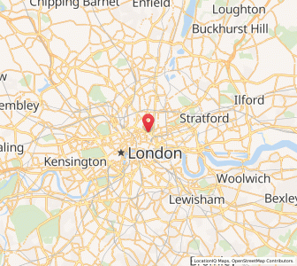 Map of Old Street, EnglandEngland