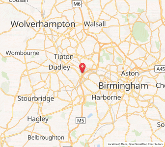 Map of Oldbury, EnglandEngland