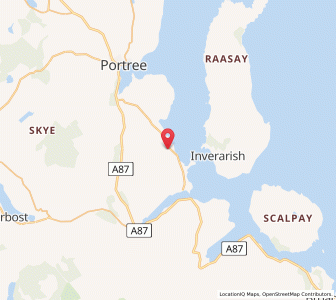 Map of Ollach, ScotlandScotland