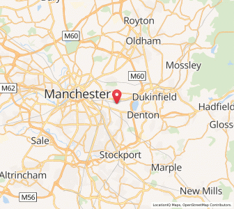 Map of Openshaw, EnglandEngland