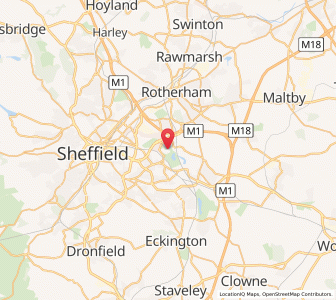 Map of Orgreave, EnglandEngland