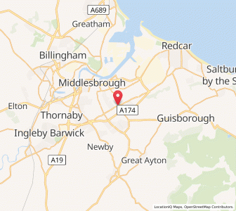 Map of Ormesby, EnglandEngland