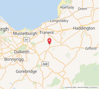 Map of Ormiston, ScotlandScotland
