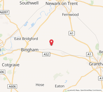 Map of Orston, EnglandEngland