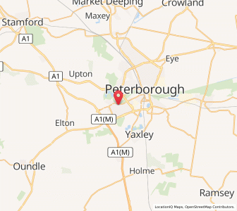 Map of Orton Waterville, EnglandEngland