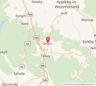 Map of Orton, EnglandEngland