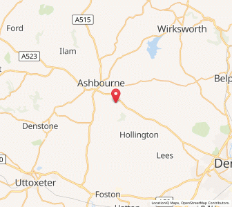 Map of Osmaston, EnglandEngland