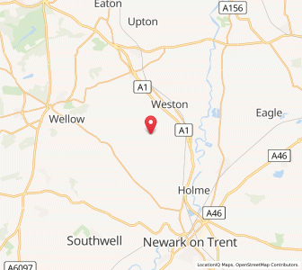 Map of Ossington, EnglandEngland