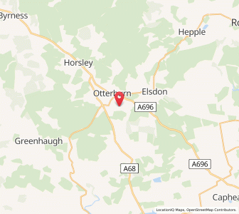 Map of Otterburn, EnglandEngland