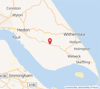 Map of Ottringham, EnglandEngland