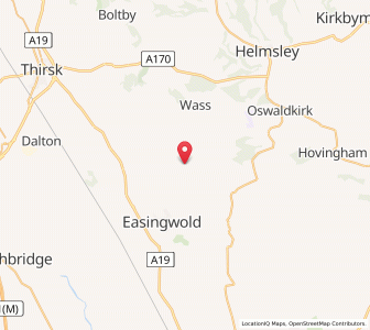 Map of Oulston, EnglandEngland
