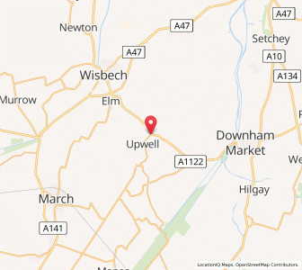 Map of Outwell, EnglandEngland