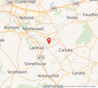 Map of Overtown, ScotlandScotland
