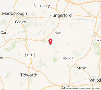 Map of Oxenwood, EnglandEngland