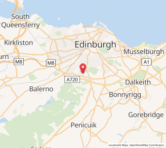 Map of Oxgangs, ScotlandScotland