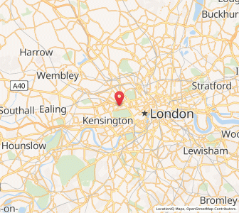 Map of Paddington, EnglandEngland