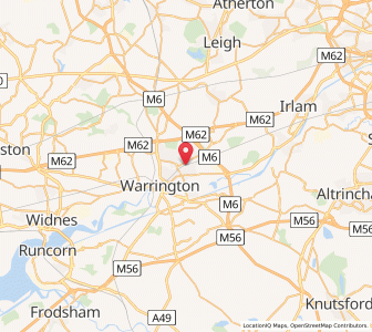 Map of Padgate, EnglandEngland