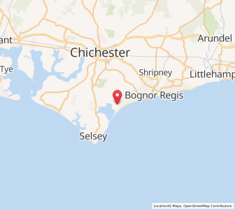 Map of Pagham, EnglandEngland