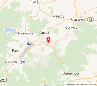 Map of Pale, WalesWales