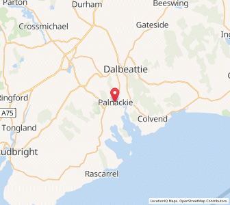 Map of Palnackie, ScotlandScotland
