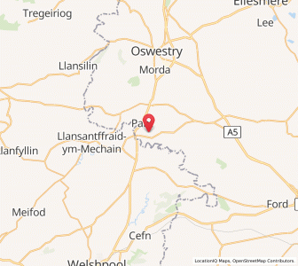 Map of Pant, EnglandEngland