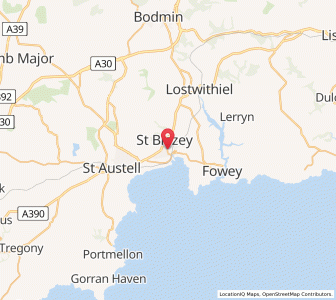 Map of Par, EnglandEngland
