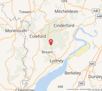 Map of Parkend, EnglandEngland