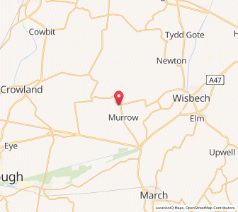 Map of Parson Drove, EnglandEngland