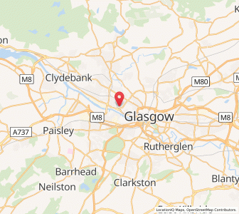 Map of Partick, ScotlandScotland