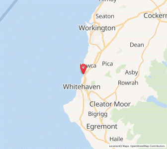Map of Parton, EnglandEngland