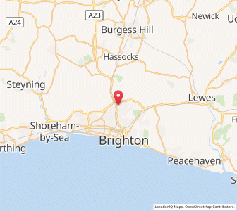 Map of Patcham, EnglandEngland