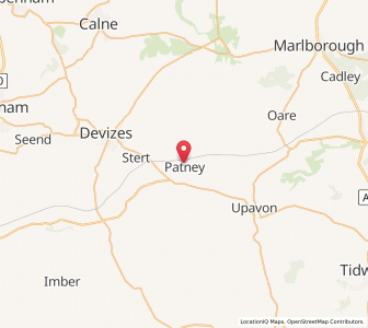 Map of Patney, EnglandEngland