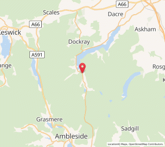 Map of Patterdale, EnglandEngland