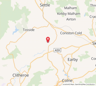 Map of Paythorne, EnglandEngland