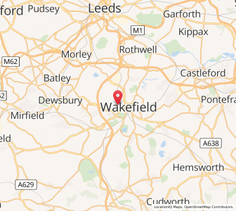 Map of Peacock, EnglandEngland