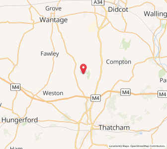 Map of Peasemore, EnglandEngland