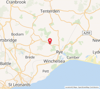 Map of Peasmarsh, EnglandEngland