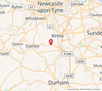 Map of Pelton, EnglandEngland