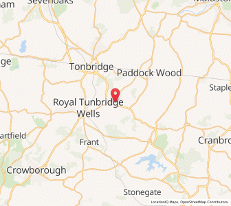 Map of Pembury, EnglandEngland