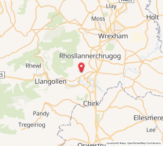 Map of Pen-y-cae, WalesWales