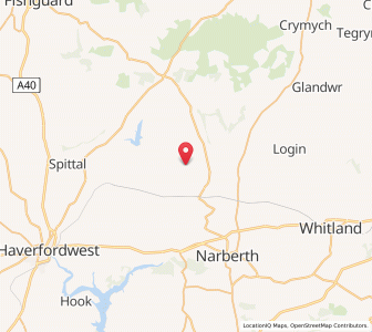Map of Penffordd, WalesWales