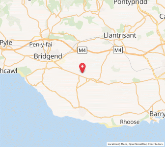 Map of Penllyn, WalesWales