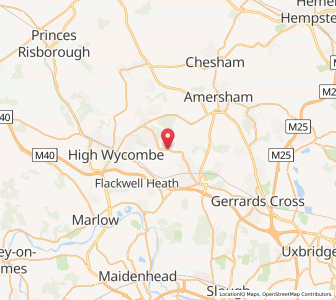 Map of Penn, EnglandEngland