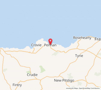Map of Pennan, ScotlandScotland