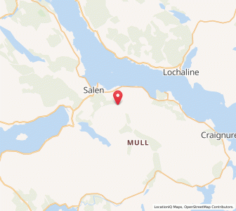 Map of Pennygown, ScotlandScotland
