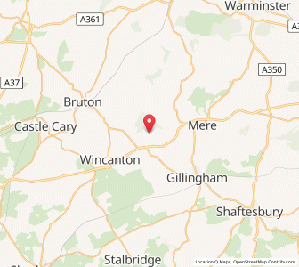 Map of Penselwood, EnglandEngland