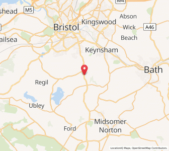 Map of Pensford, EnglandEngland