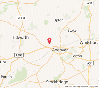 Map of Penton Mewsey, EnglandEngland